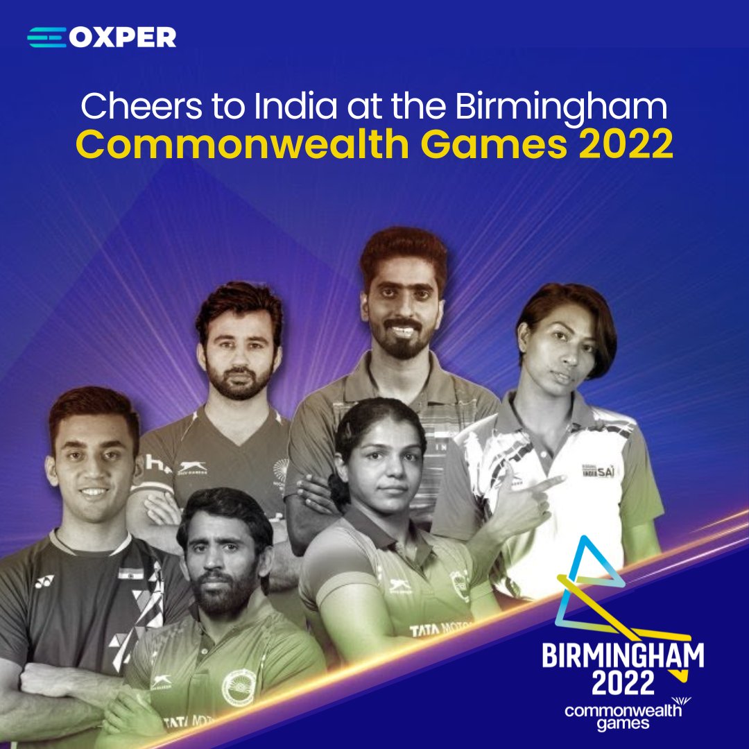 OxperMartech's tweet photo. We congratulate India's victorious run at #CWG2022. Clinching 61 medals and finishing off 4th in the tally, we are incredibly proud of everyone who kept the tricolour flying high!
.
.
.
#oxper #martech #CommonwealthGames2022 #B2022 #birmingham #india #sports #tricolour https://t.co/NKFmLx2Dfe