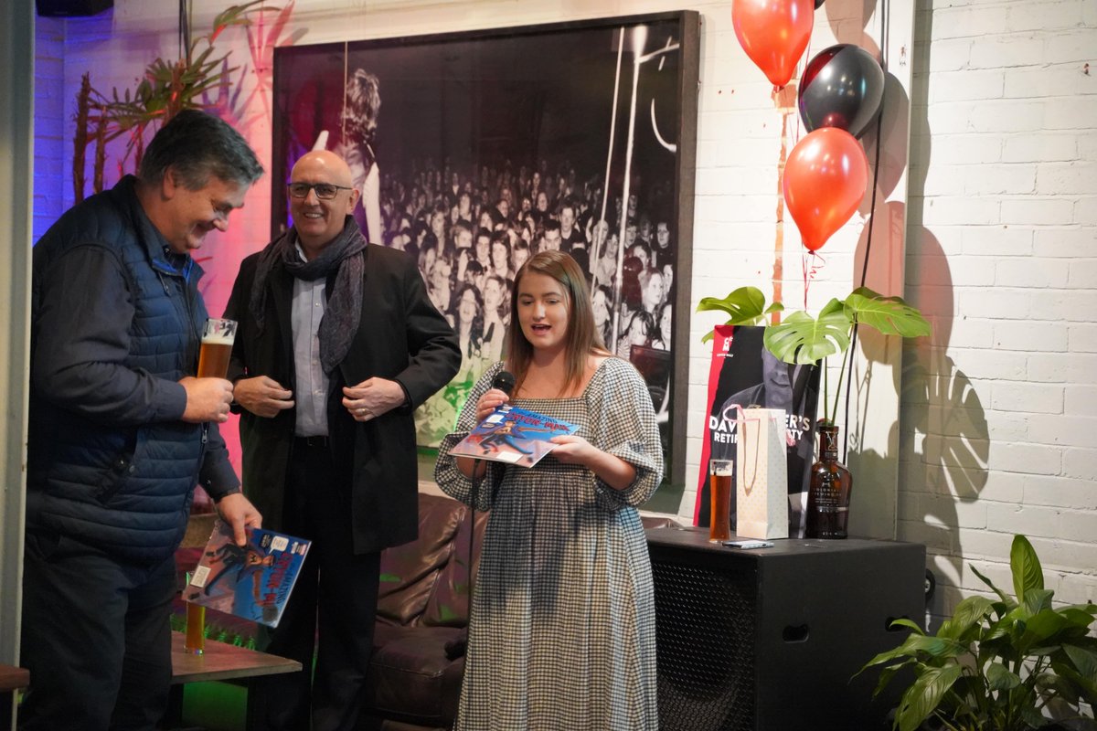 A fitting send off for an amazing man. 

Last night we celebrated David Cryer and his trail blazing career. 

Thank you, David Cryer. Enjoy your retirement. May it bring you the same joy and fulfillment as you brought us. You will be truly missed.