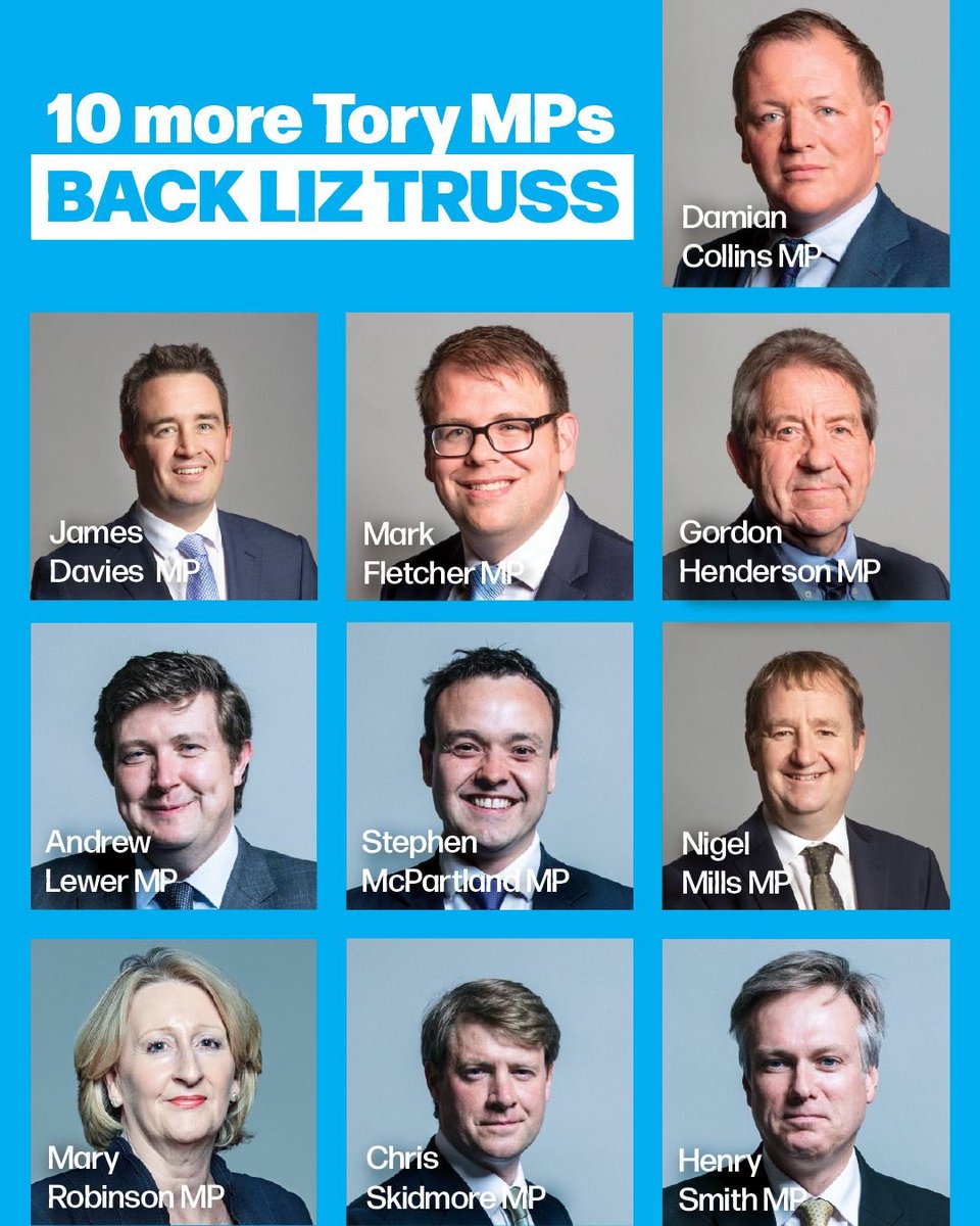 Great to see these colleagues back #lizforleader.