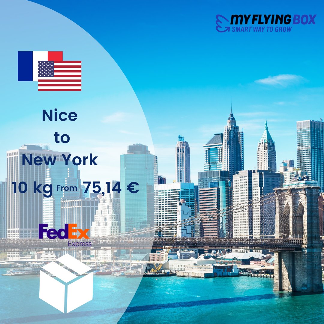 myflyingbox's tweet photo. Connect your e-shop to a shipping platform 

➡️Benefit from a carrier comparator 
➡️Choose your shipping method for the best prices
➡️Print your shipping labels in 1 click 
#Shipping from #Nice to #NewYork ✈️

https://t.co/8zLEuEZqkG https://t.co/4IhH5tf58m