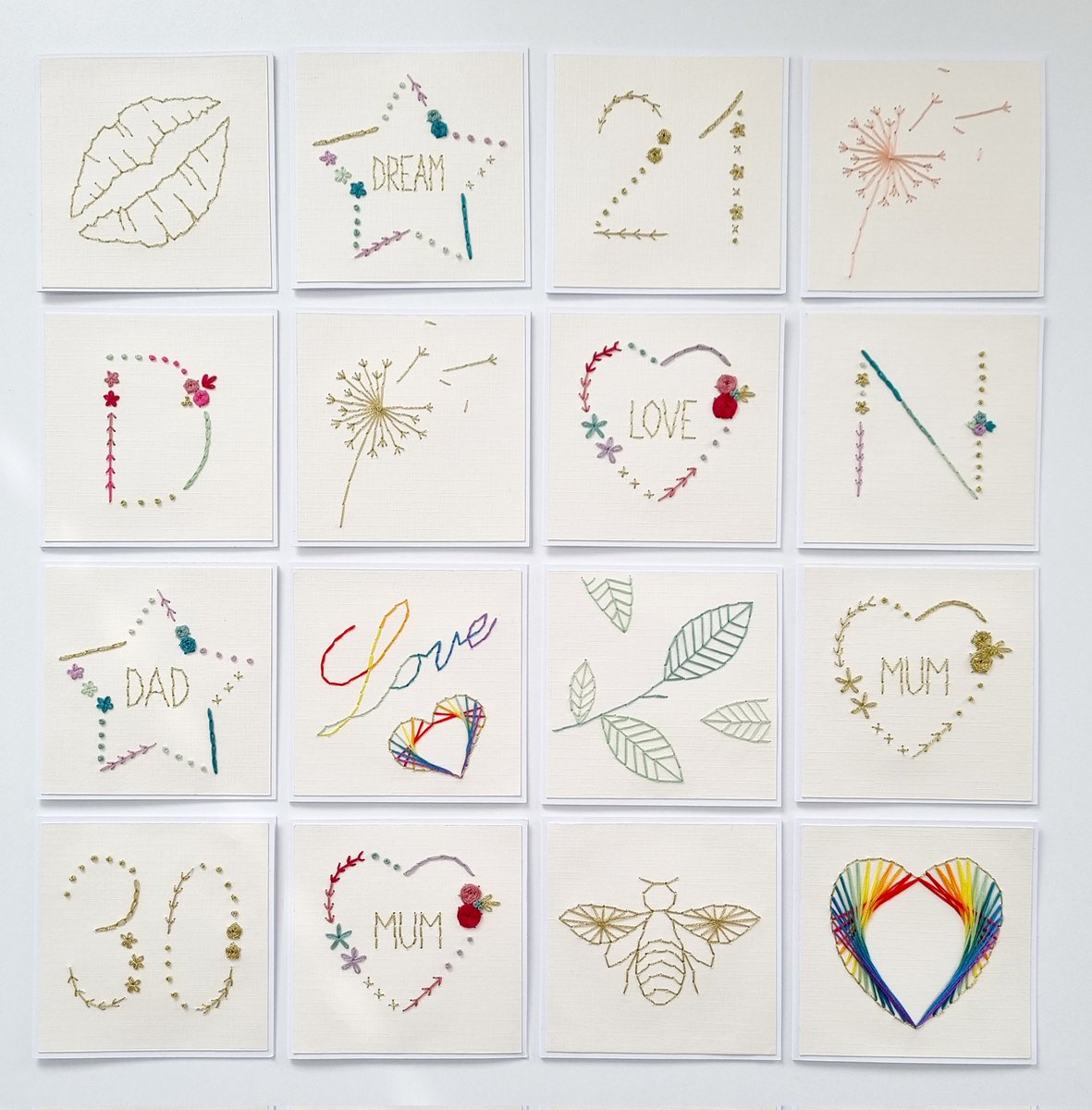CarolineWDesign's tweet photo. Hand stitched cards for all occassions and make beautiful keepsakes when framed afterwards
https://t.co/tuFICOZrca
#earlybiz #keepsakecards #greetingcards #embroidery https://t.co/6XSMtW1o0N