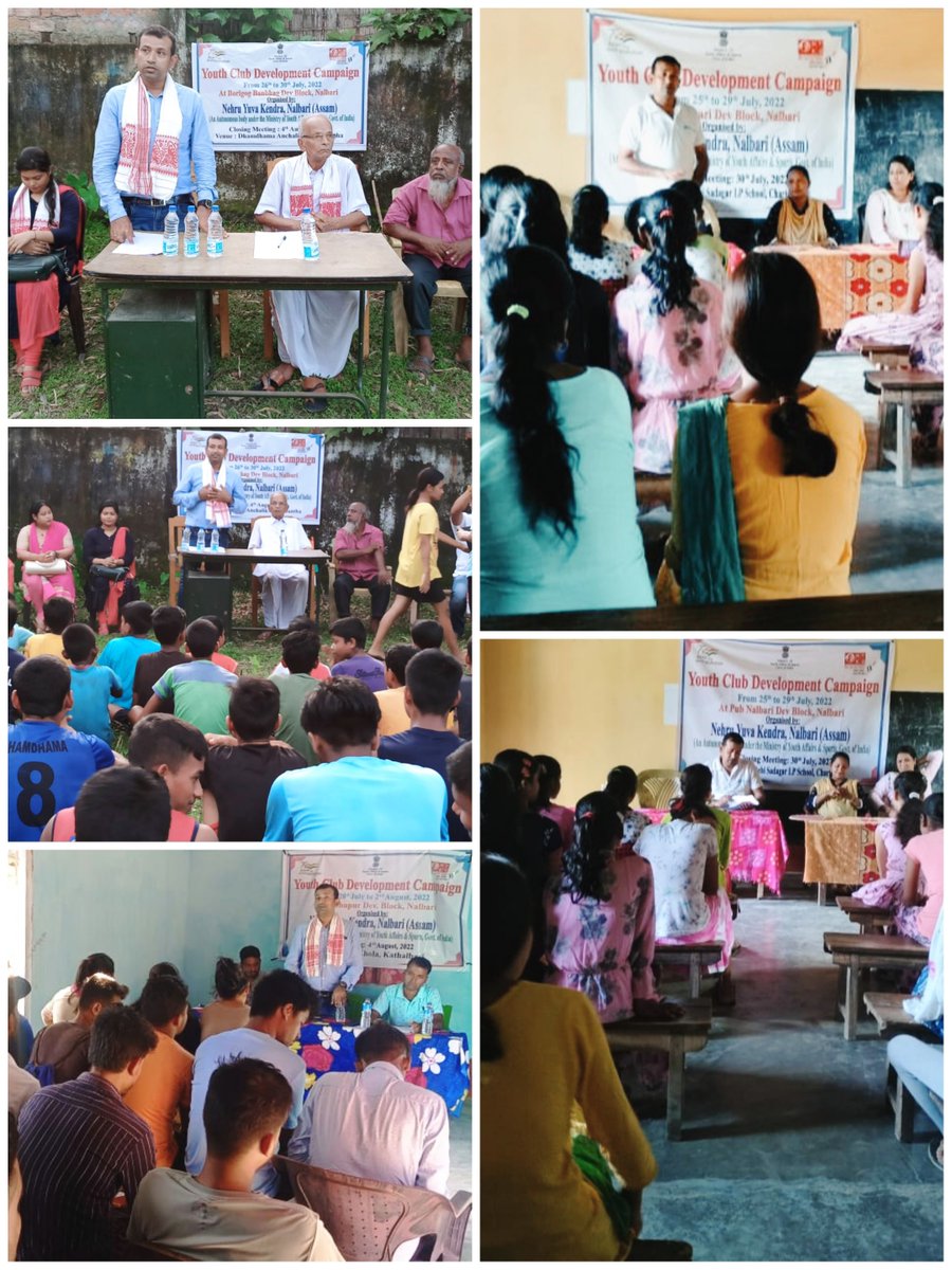 MYBharatHQ's tweet photo. Campaigning on Youth Club Development and DYO informing youths on various activities under NYK Nalbari, Assam, India.

#nalbari #assam #youth #ycdc #india
@NykNalbariAssam @NisithPramanik @ianuragthakur @AssamNyks https://t.co/PeX5u0oNfD