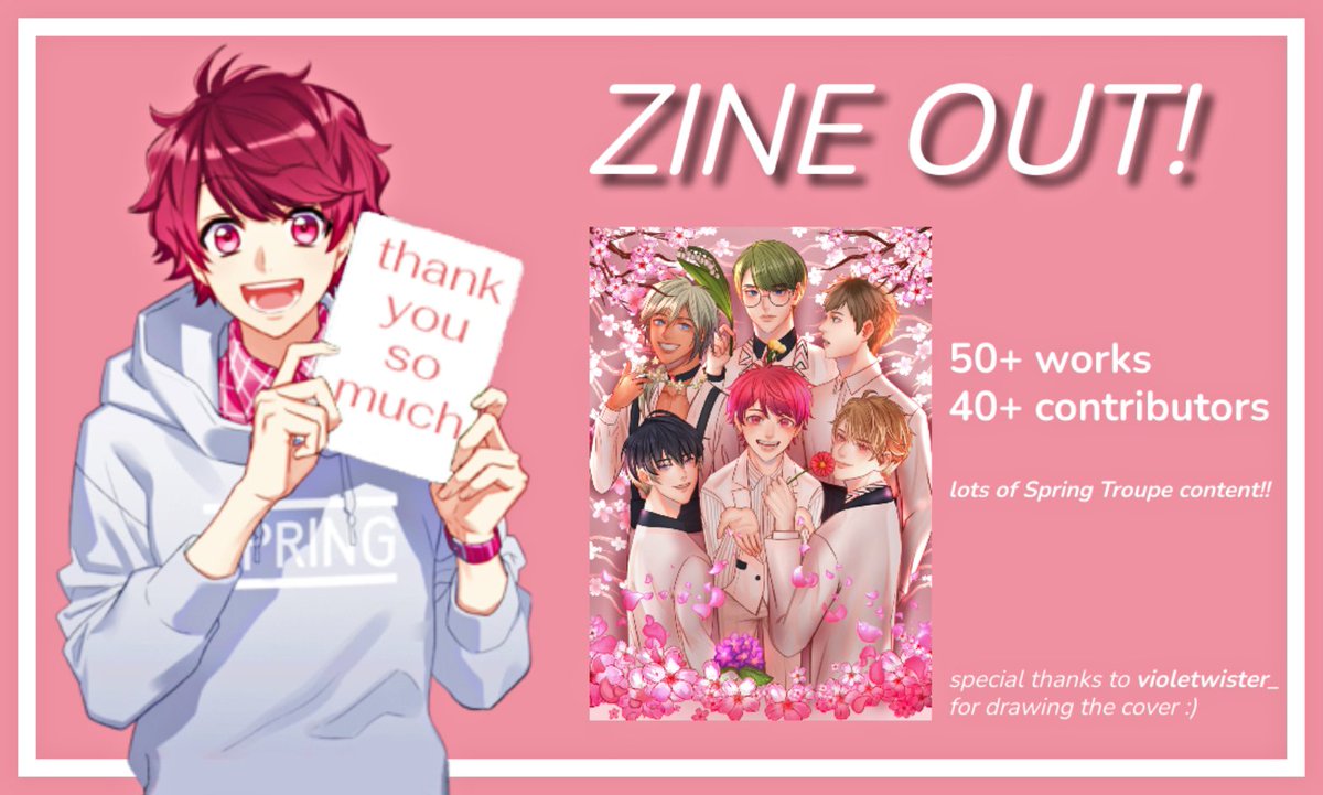 ZINE'S OUT, ZINE'S OUT !!! Please enjoy everyone's 'bouquet of spring' !!! 💐: tinyurl.com/2p84kwcm