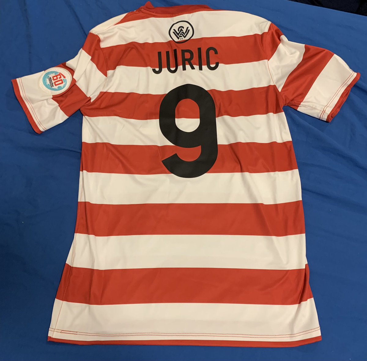 RareFAItems's tweet photo. Another rare kit!

Here is Tomi Juric’s player issued/match spare @wswanderersfc ACL 2014 away kit, along with his substitution bib.

Famously worn in the Quarter Final 2nd leg by Tomi Juric, he dispatched a crucial penalty that would see his team win on away goals.

@thewswpost https://t.co/6fcW6u4Hj6