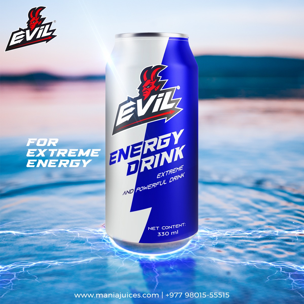 Mania.Nepal on X: EVIL Energy Drink - FOR EXTREME ENERGY
