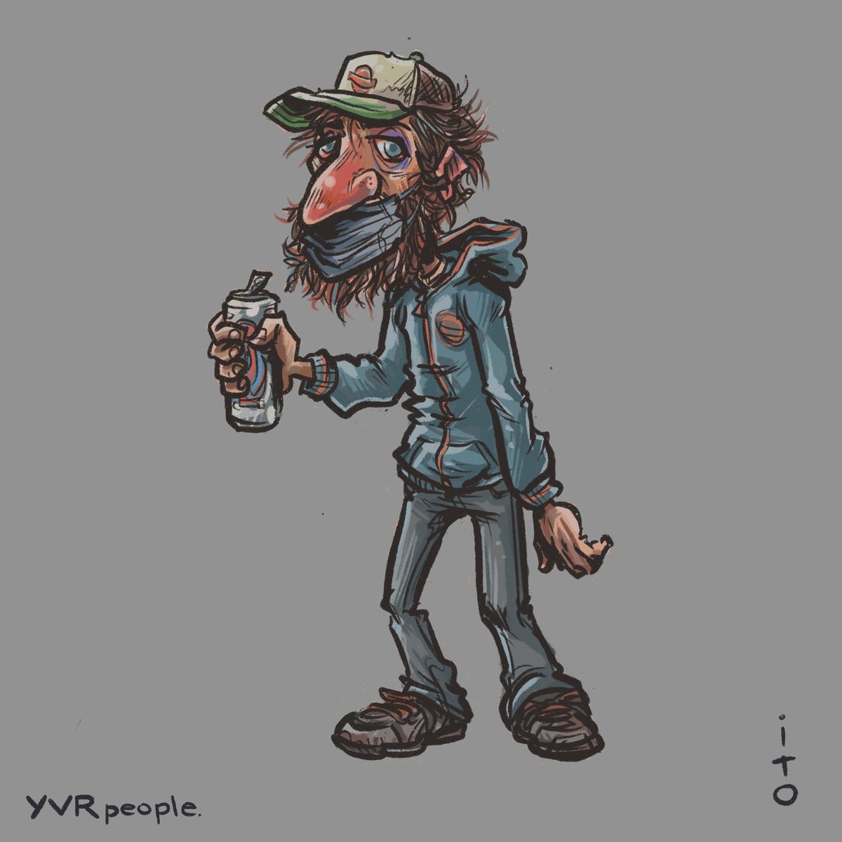 itosalazar_art's tweet photo. YVR people. I try to practice my visual memory but sometimes is too easy, some people here is hard to forget. #portraitart #Vancouver #procreateart #characterdesign https://t.co/jYEChU8uV3