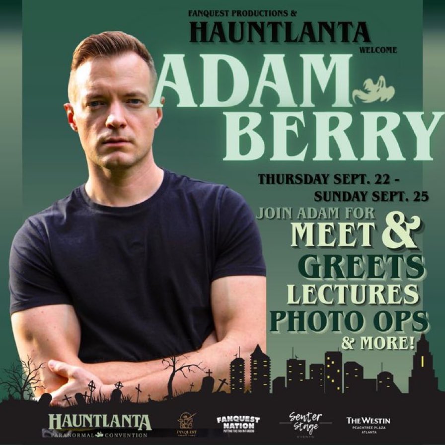 hauntlanta's tweet photo. #KindredSpirits fans! You’ve seen him on tv, so now meet him IN PERSON in Atlanta, GA this September! 

We’ll be hosted at the @westindowntown on Peachtree Ave, so grab your tickets and come out and have some fun!

👻 https://t.co/GSjqdTz4q5 👻

#halloween #paracon #ghosts https://t.co/T1AARQeFzp