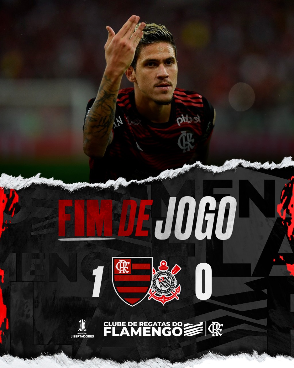 Flamengo e Corinthians empatam 1º jogo da semifinal da Copa do