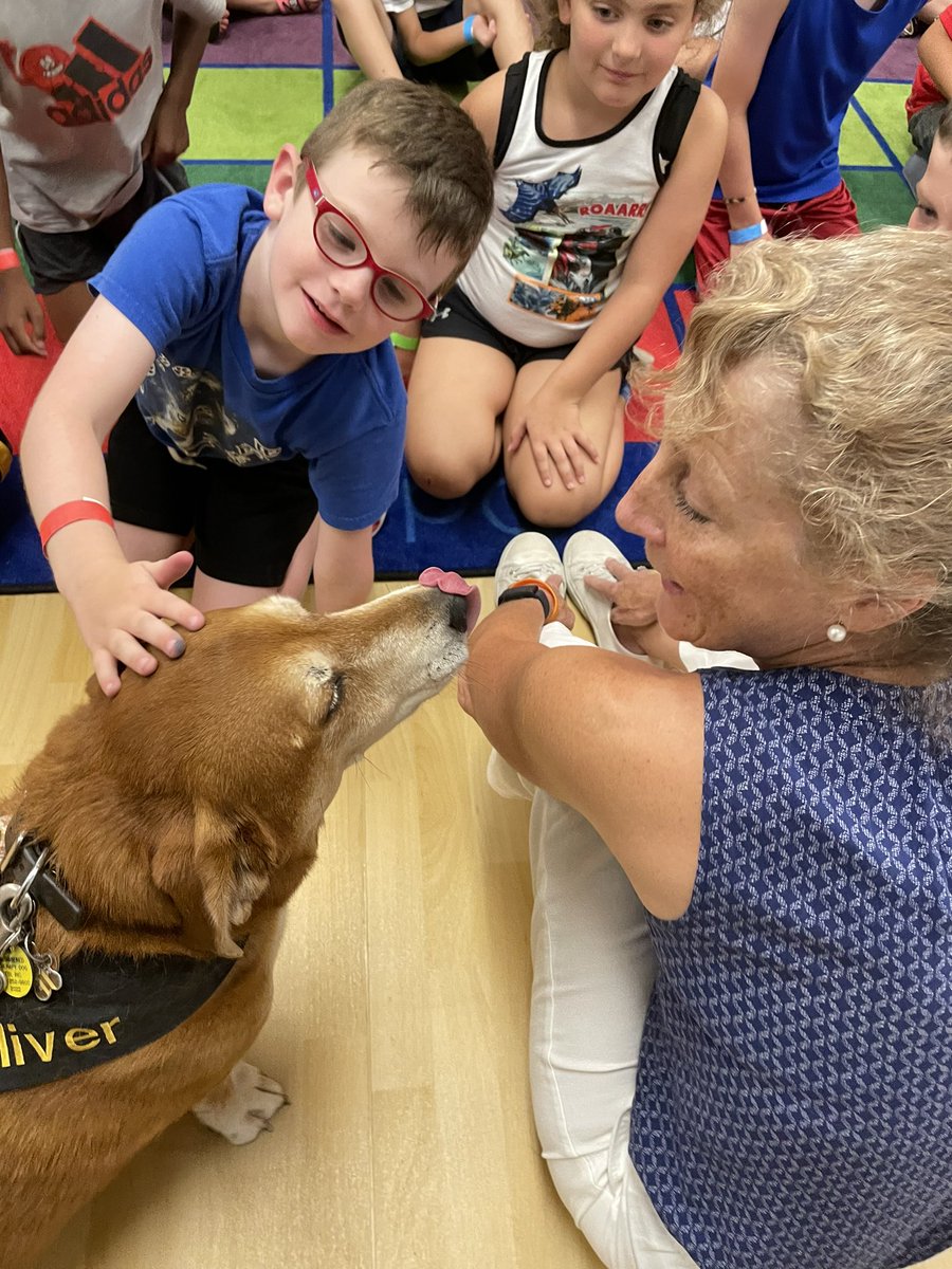 Olliemutt's tweet photo. Therapy Dog Oliver 🐾loves helping the Mass Library Commission 📖 &amp; #nhlbruins 🏒summer reading program “When you read you score” along with old friend First Lady Lauren Baker &amp; Olympian / Boston Pride Colleen Coyne 🥇🏒 &amp; Blades 🐻 #library #summerreading #community https://t.co/Lm7COpN9Nj