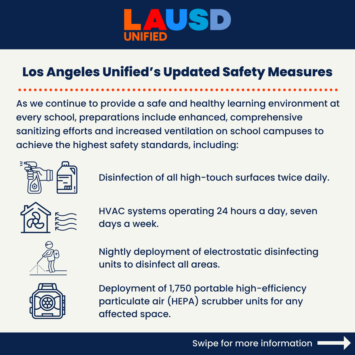 LAHSArts's tweet photo. LAUSD Health Protocols for the 22-23 school year (2/2) https://t.co/sd9oSRCVbd