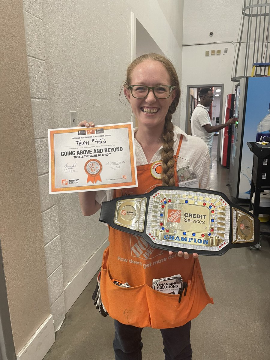 Cody Day (@codydayhd) on Twitter photo Associates were so excited to receive the coveted Home Depot Credit Belt. Great job everyone, you worked hard to earn this! ๐๐ Associates were so excited to receive the coveted Home Depot Credit Belt. Great job everyone, you worked hard to earn this! ๐๐