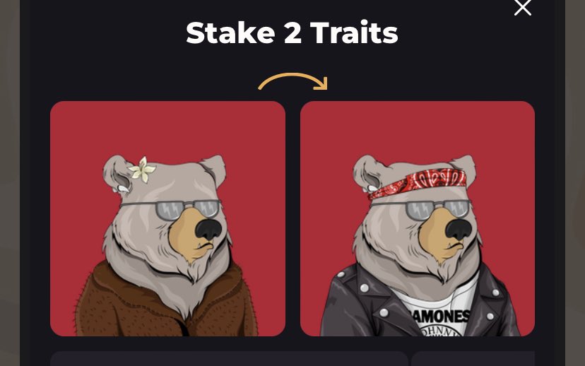 NifftyNFTs's tweet photo. Took my @FancyBearsMeta shopping tonight 🥳😍 #nft #TraitSwap #NFTCommunity #NFTCollection #nftcollector #Metaverse https://t.co/a5WO6fm4Z7