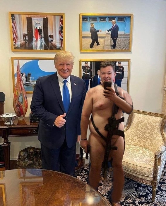 undaunteddd's tweet photo. @RandyRRQuaid Wrong, this is what repulses America.
Cheetollini and his twink.
NO. PERSON. IS. ABOVE. THE. LAW.
NO. PERSON. IS. ABOVE. THE. LAW.
#MAGAmeltdown #MAGAchaos #ReleaseTheWarrant
#IStandWithFBI #LockHimUp #MAGAMORONS #MAGA https://t.co/XdliEIZsn6