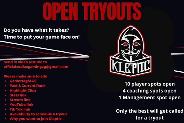 Phoenix_Brigade's tweet photo. Looking to open our Val team! In need of a Head Coach before tryouts start! Please make sure to follow the instructions on the flyer!
#VALORANT #esportsteam #esportsrecruiting #DefinitionofPerfection #ZGE https://t.co/V79Vnj1Qf3