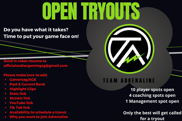 Phoenix_Brigade's tweet photo. Looking to open our LoL team! In need of a Head Coach before tryouts start! Please make sure to follow the instructions on the flyer!
#LeagueOfLegends #SummonersRift #esportsteam #esportsrecruiting #DefinitionofPerfection #ZGE https://t.co/AdC5U1VaF2