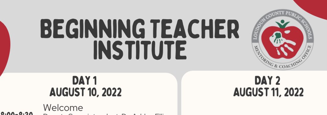 I am so excited for Beginning Teacher Institute tomorrow <a href="/Lightridge_LCPS/">𝐋𝐢𝐠𝐡𝐭𝐫𝐢𝐝𝐠𝐞 𝐇𝐢𝐠𝐡 𝐒𝐜𝐡𝐨𝐨𝐥</a> ! Looking forward to meeting LCPS’ newest hires! Let’s do this! <a href="/LCPS_Official/">LCPS_Official</a> @tmhowle <a href="/HitchmanRyan/">Dr. Ryan Hitchman</a>