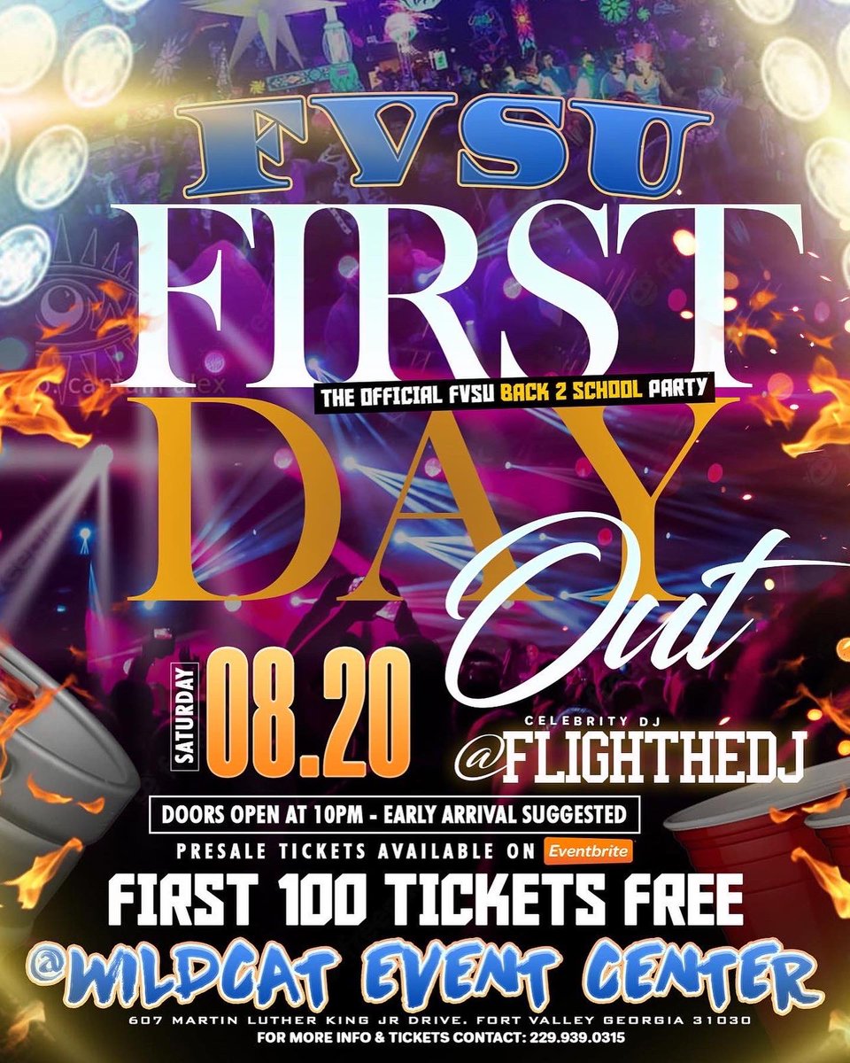 IamWigfallGirls's tweet photo. It’s up 🔥🔥🔥🔥 #FVSU BACK 2 SCHOOL PARTY https://t.co/xKcam0ecDc
