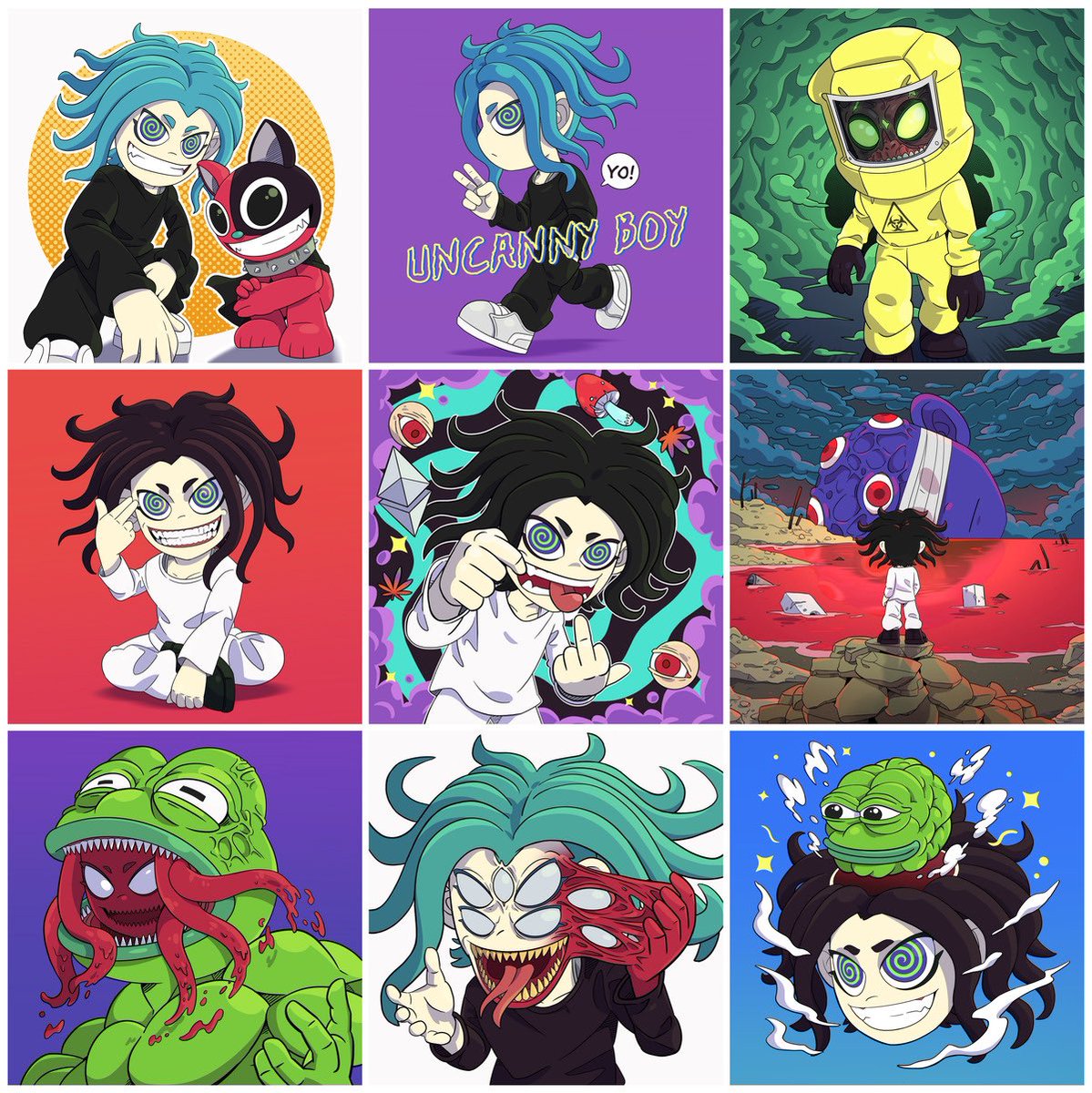 Uncanny Boy 😈

1:1 Art Collection 
Available on <a href="/opensea/">OpenSea</a> 

📎opensea.io/collection/unc…

#nft #NFTartwork #NFTCommunity #nftthainland #nftart #OpenSeaNFT #opensea