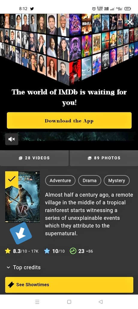 Bharath143s's tweet photo. IMDb li #VikrantRona
Movie RATE madi.boss.cults fast agi RATE madi atlist 9.5 adru madi #VikrantRonaBlockBuster
#VikrantRonaFDFS #vikrantronacollection @thippu_kichcha @BaadshahDHF @shu_b_ham07 @chaos__begins @kiccha4ever1 @NRBTweetz @avantikashetty1
👇
https://t.co/YiS0ZNnooE https://t.co/vExyVQOoDP