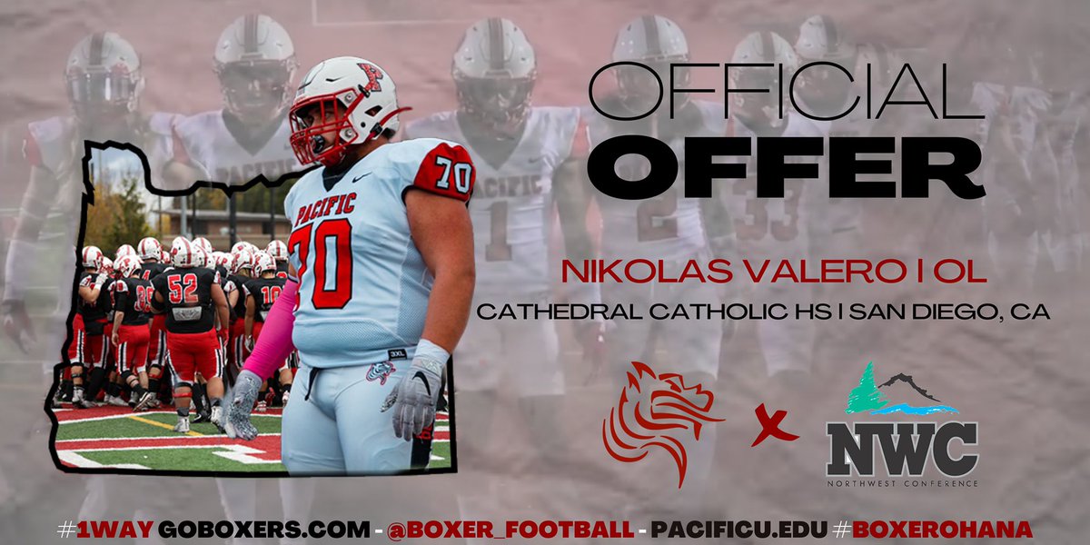 With upmost Gratitude & Aloha, I’d like to announce I’ve received an offer to play Football at Pacific University. Mahalo Coach @Coach_Taura and the Boxer Football Staff for believing in me. #BoxerOhana #1WAY #goboxers #DonsFootball #WayALifeAthletics @Donsfootball @eb_winston