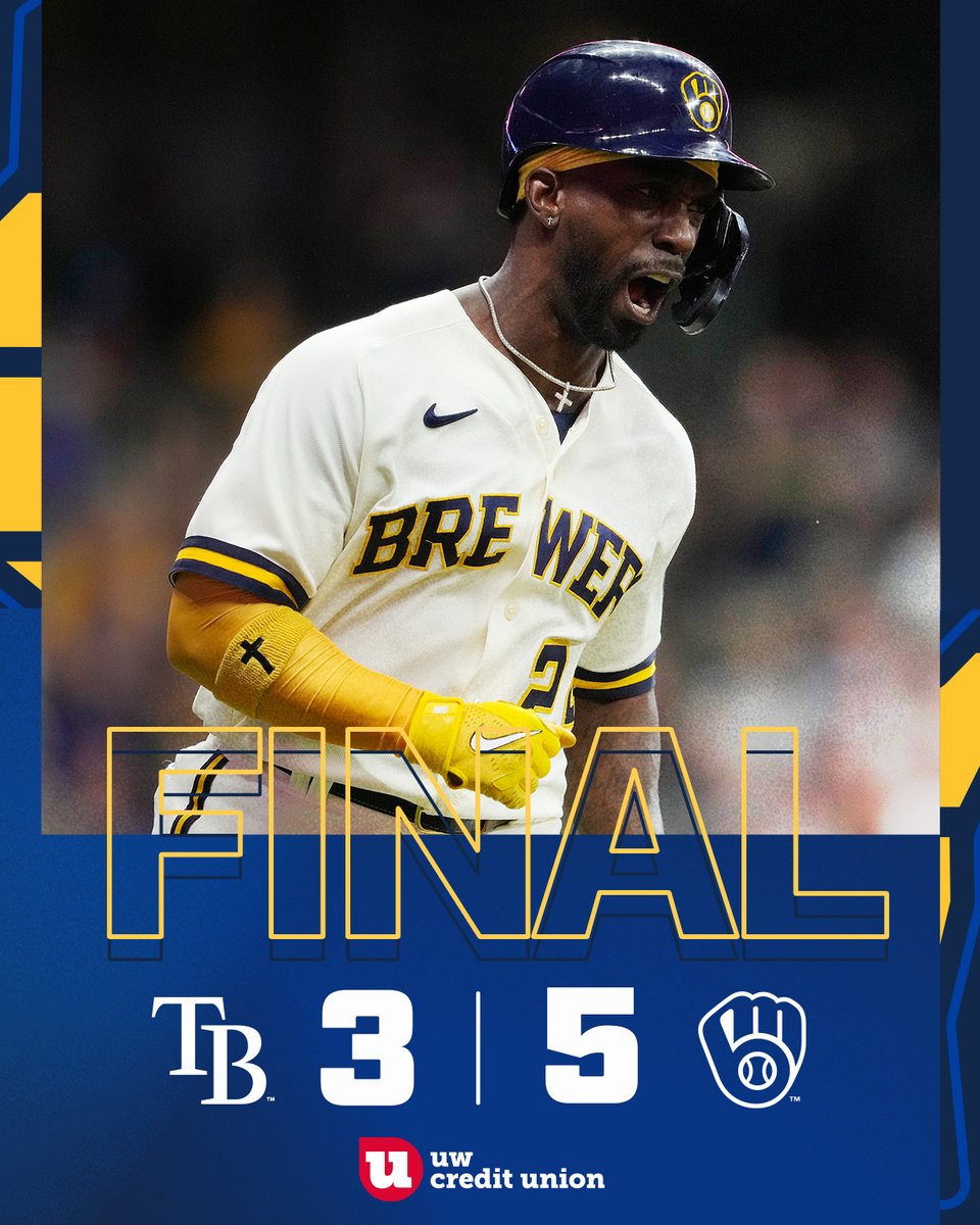 RT @Brewers: The boys handled business.

@UWCreditUnion | #ThisIsMyCrew https://t.co/sset6SWlW6