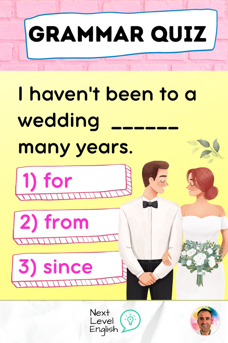 📗✏️𝗚𝗿𝗮𝗺𝗺𝗮𝗿 𝗖𝗵𝗲𝗰𝗸 ✏️📗

Don't get this one wrong!

#IELTS #englishquiz  #grammar