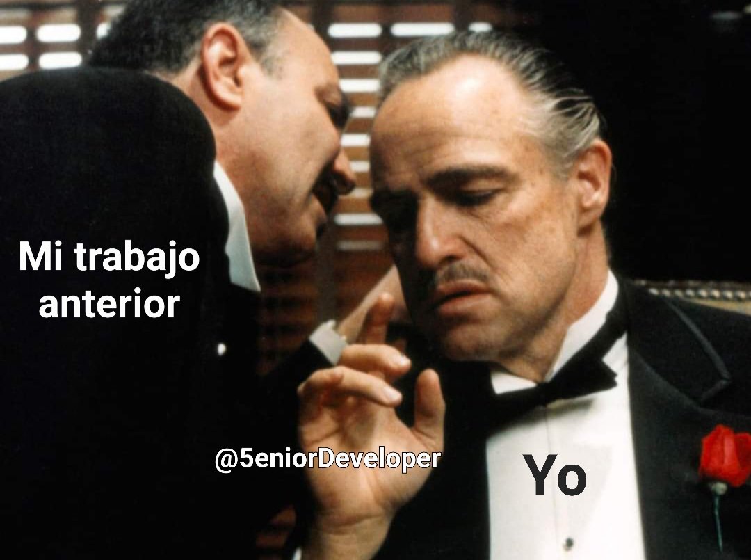 5eniorDeveloper's tweet image. Empresa anterior: necesito que me ayudes con algunas cosas, cobrame lo que sea.
Yo: Nos conocemos hace años y por primera vez me pides ayuda. Hablemos claro: nunca quisiste mi amistad. Todo iba bien y no me necesitabas.