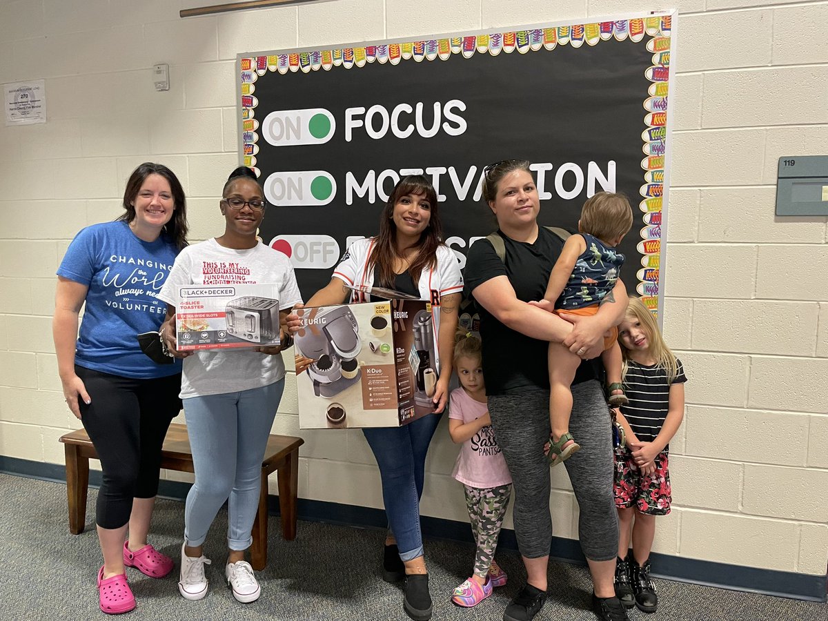 Gina_Gonzls's tweet photo. We were so blessed today @Burchett_ES. Our PTO not only gifted us a new Keurig coffee maker and a toaster, but they spoiled us with Crumbl cookies!
We love our PTO!!! https://t.co/rgISqSboLr