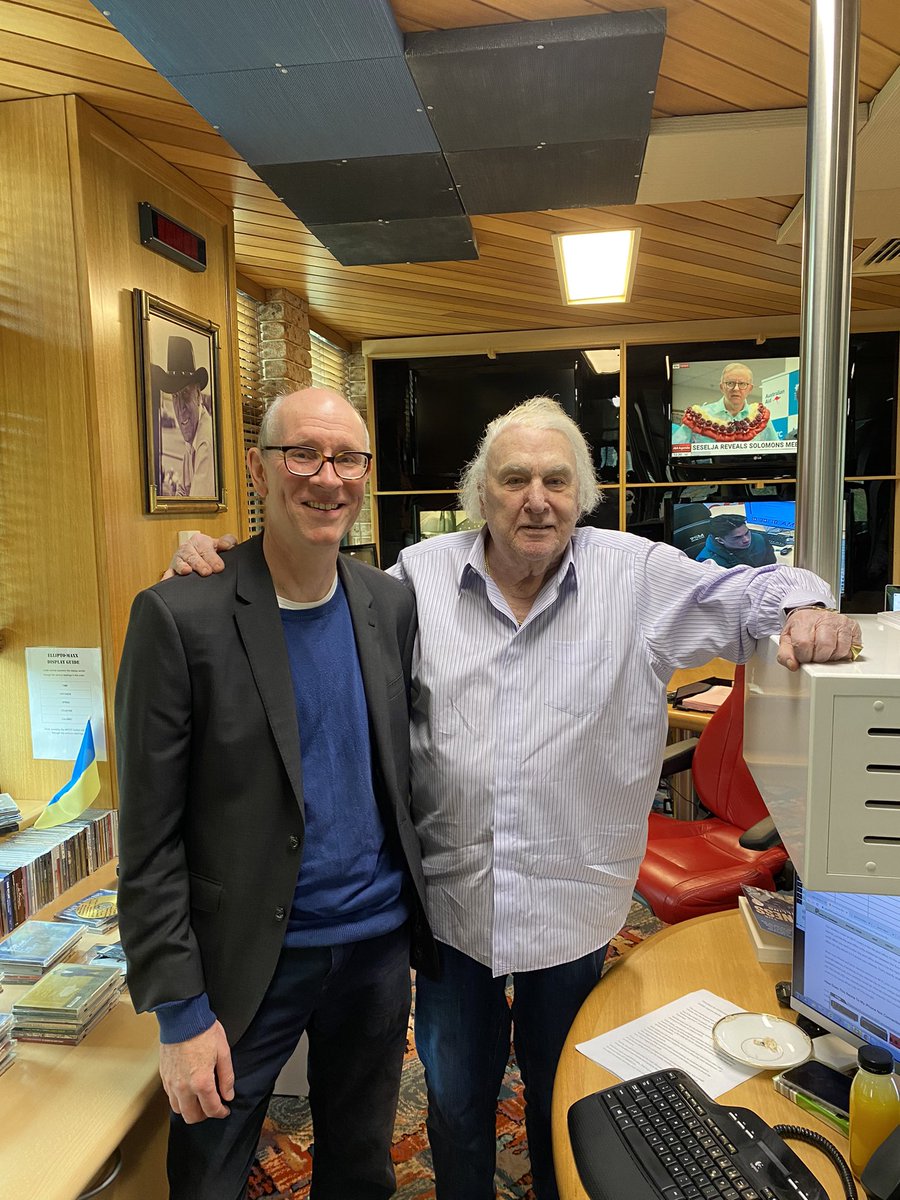 John was joined in the studio today by author Tom Gilling, who’s written a riveting book called The Witness. The novel follows Warrant Office Bill Sticpewich, one of Australia’s most notorious prisoners of war. If you missed it, catch up through the link in bio.