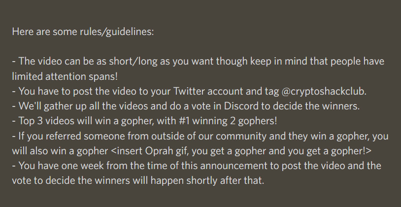 To celebrate the launch of our vast new St Andrews course, we are holding a video competition! 🎞️

To enter you simply have to make a quick video showing off the new course and post it on your feed. You can even win by referring someone else!

Full rules below, you have 1 week!⏰