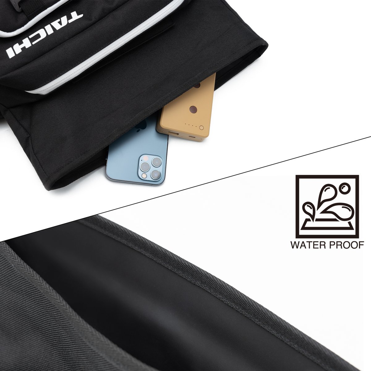 つっぱり New Product】 RSB287 WP ヒップバック(L) 様々な機能ポケットを搭載