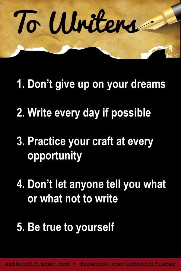 Pin it on your wall. 5 rules to remember and none of them are how to write. You know how and what to write. You just have to convince yourself. #writerslift #amwriting #writingadvice #WritersCafe #writing