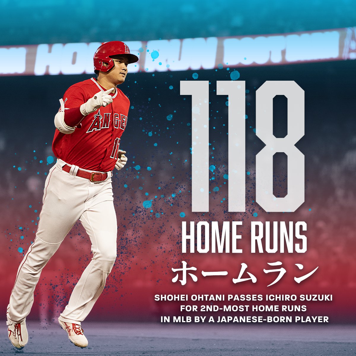 Los Angeles Angels on X: With his 118th home run, Shohei Ohtani