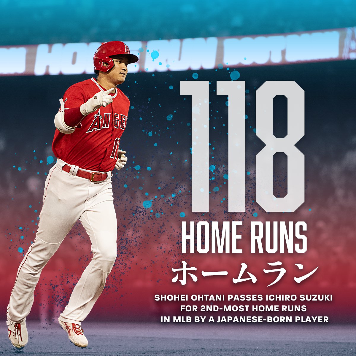 [情報] 大谷翔平成為MLB第二多全壘打日籍選手