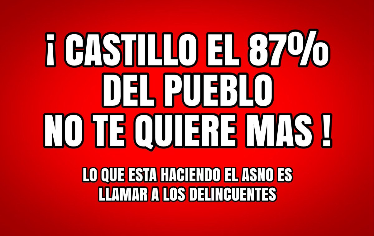 SoyAvenidaLarco's tweet photo. SU MENSAJE ES PARA LLAMAR A LOS DELINCUENTES

Golpe vladimir cerron yenifer paredes benji #FueraCastilloporDelincuente lescano tommy portugal https://t.co/wtiixAWoVY