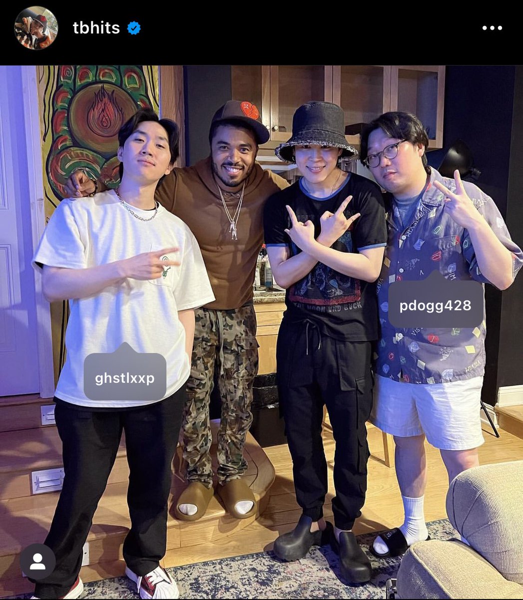 7bts.update⁷ on Twitter "Ada ghstloop & pdogg👀 para producer berkumpul