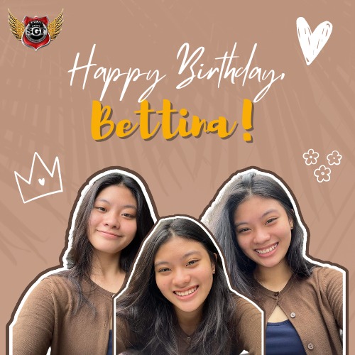 sgf_usant's tweet photo. To our beloved SGF Auditor for the School Year 2022-2023, Ma. Bettina Kaye R. Pasion, Happy Birthday! 🥳

May your birthday be filled with happiness and love. We hope all of your dreams come true. Stay blessed and enjoy your day.

From the bottom of our hearts, we love you! 💕 https://t.co/qfbWxmxNQ4