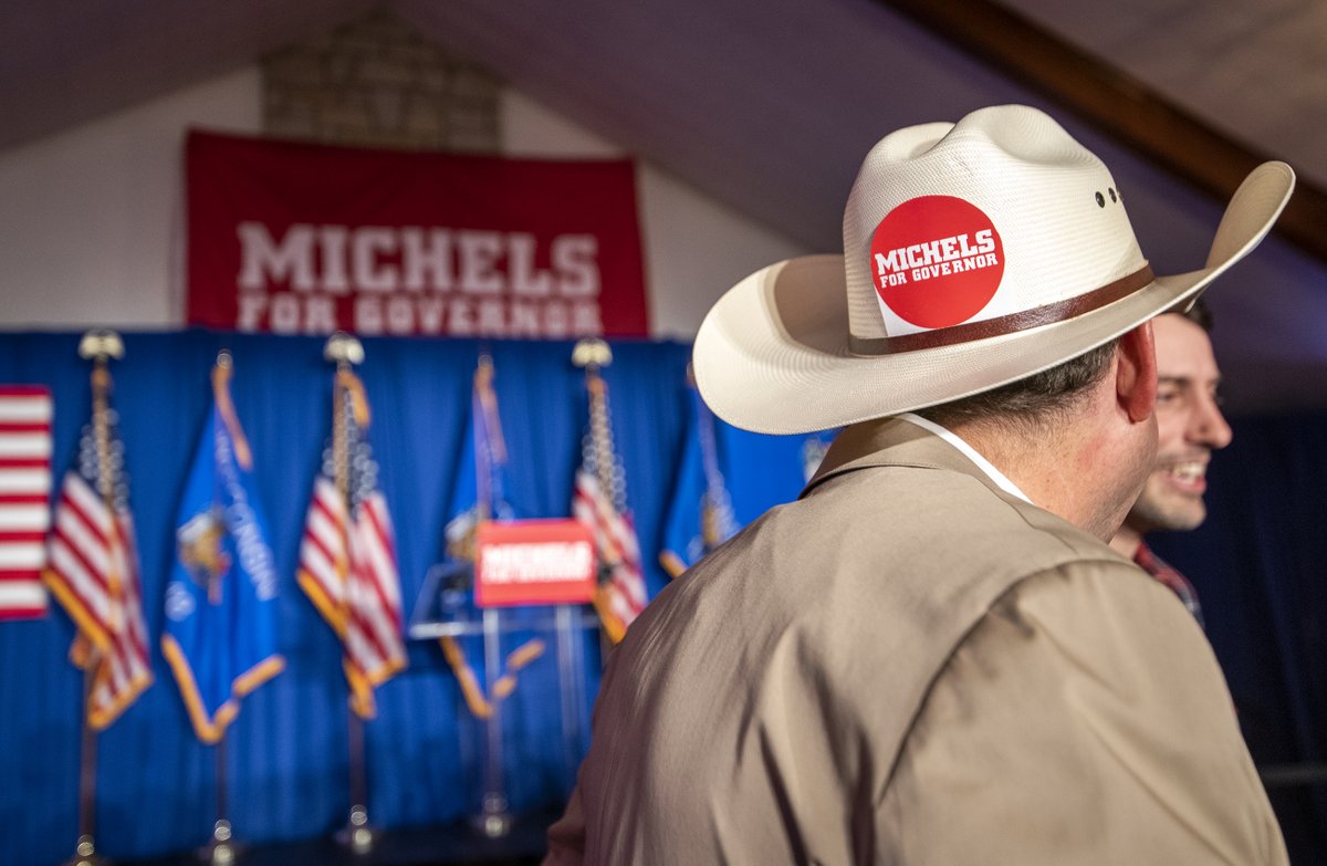 angela_major_'s tweet photo. In Waukesha, @michelsforgov addresses supporters after winning the Republican primary for Wisconsin governor. #WisconsinPrimary @WPR https://t.co/LaNpfT03Jk