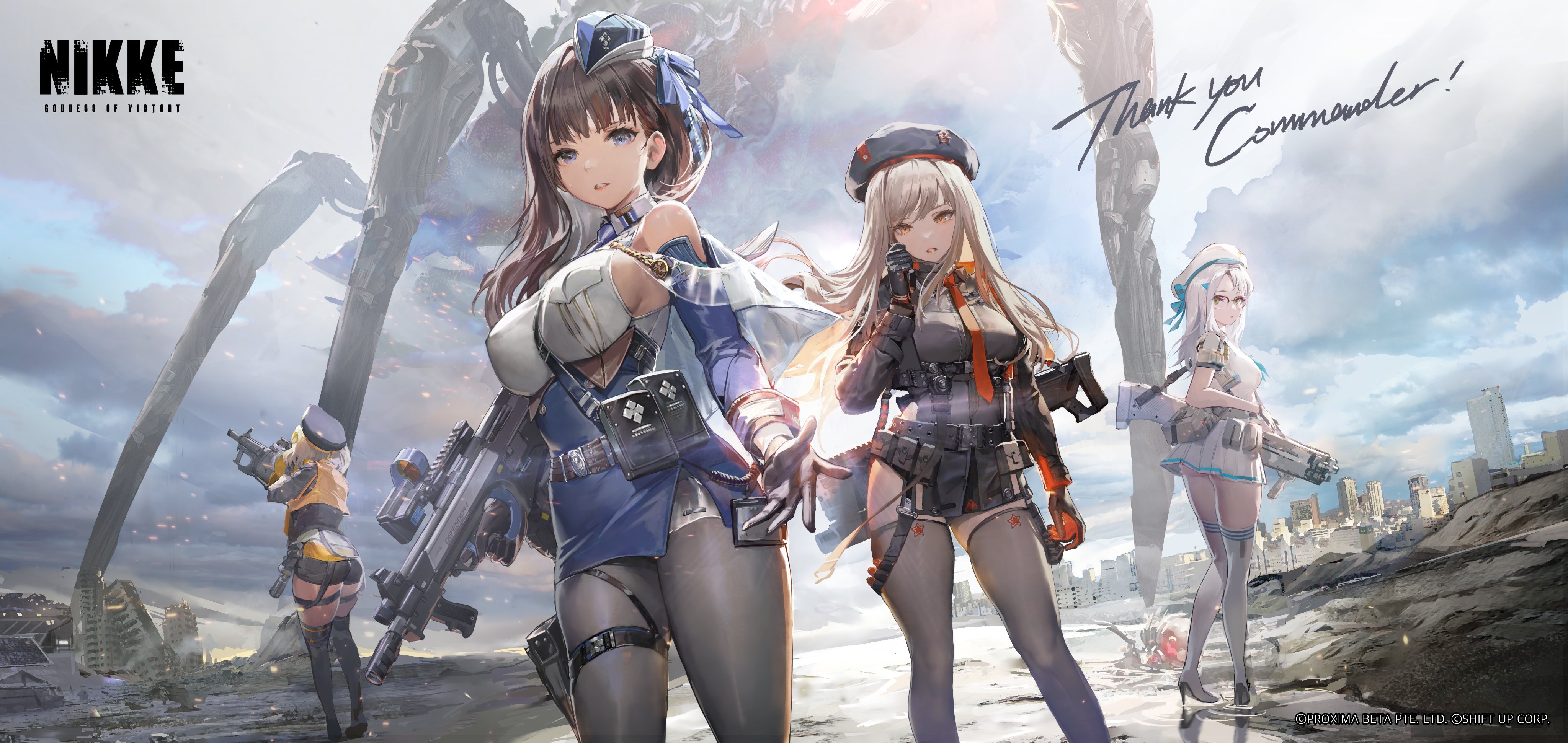公式】勝利の女神：NIKKE＠チェンソーマンコラボ中 on Twitter: "【イラスト紹介】 指揮官の皆さま、グローバルCBTでは前線で奮闘いただきありがとうございました！！ そんな皆さまに感謝の気持を込めて、トルQ先生(@messikid_rylynn)に描いていただいたカウンターズの ...