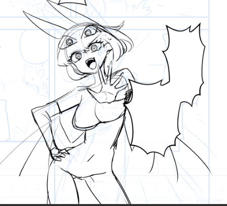 この後上から服描いちゃうしなんなら見切れる部分だけどいい鼠径部描けたので供養しときますね 