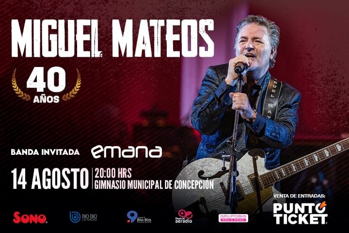 Los esperamos este domingo con todo! En el gimnasio municipal de Concepción abriendo para <a href="/miguelmateosok/">Miguel Mateos</a>