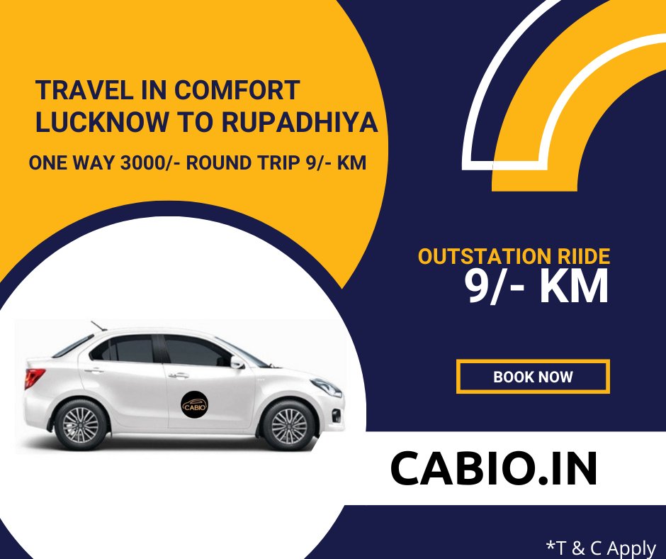 Cabiocab's tweet photo. Book your Cab from Lucknow To Basti or Basti To Lucknow Cab Just One way Fare 3200/- Round trip - 9 /- Km . 
Book Now- https://t.co/GQT6AW2uhy
Or you can call Us- 8953767676
#cabiocabs #cabservice #Holidays #holidays2022 #tours #tourism #travelpackag #cabiocabs #Lucknow https://t.co/i8laNpjxUL