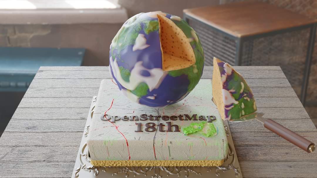 parpai's tweet image. Happy 18th birthday to osm!
I&apos;ve been making computer graphical birthday cake since last year!
#OpenStreetMap18 #b3d #Blender3d