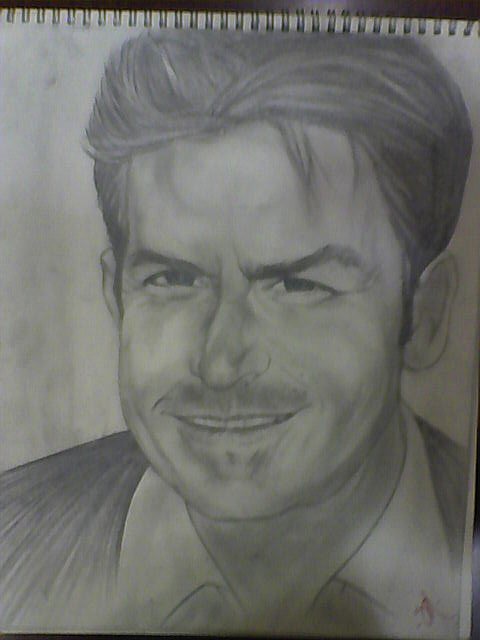 Some older drawings of mine: James Hetfield Charlie Sheen George Clooney  Kiefer Sutherland (The Lost