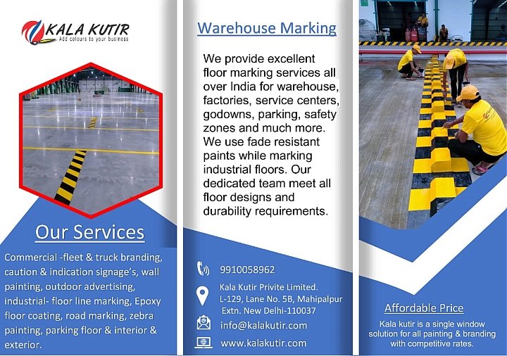 🖌️🎨 WAREHOUSE MARKING 𝐒𝐄𝐑𝐕𝐈𝐂𝐄𝐒 💥

.

#painting #warehouse #transport   #flooring  #service #commercial #design #roadmarking #kalakutir #india #post #twitter #newpost #art #handmade #followforfollowback #industrial  #work #branding #zebracrossing #road #logisticssolution