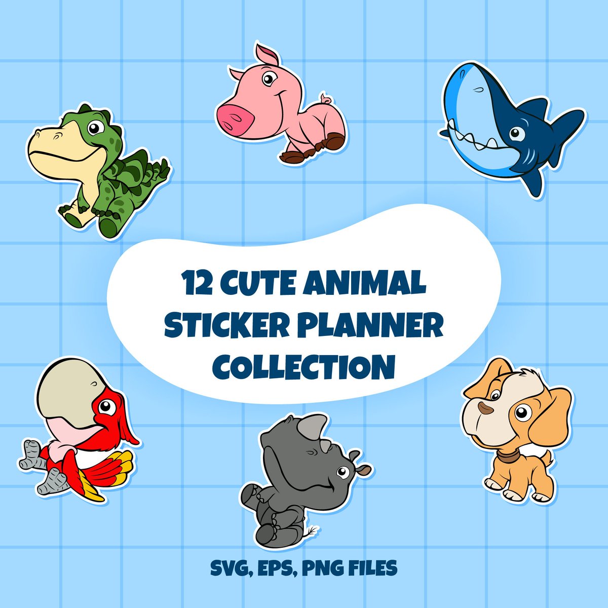 Excited to share the latest addition to my #etsy shop: Cute Animal Sticker Planner Collection, Journal Sticker, Digital Sticker, Commercial Use, Instant Download 
etsy.me/3PdGtso 
#backtoschool #animal #stickerplanner #journalsticker #animalsticker