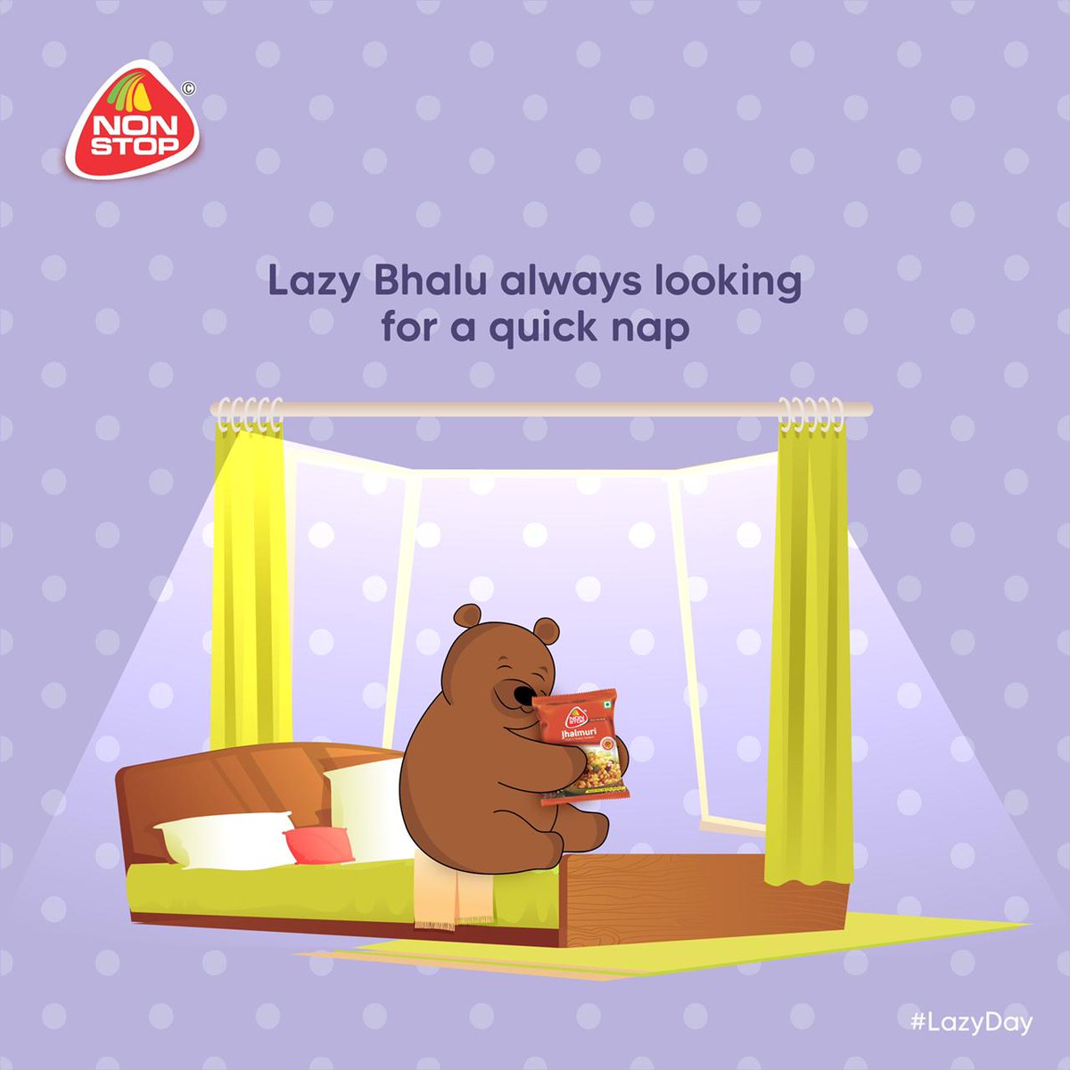 nonstopkishlay's tweet photo. Why be sad, when you can grab some
snacks and be lazy?
#NonStopByKishlay #lazyday #lazy #lazearoundday
#namkeen #weekdaymood #indiansnacks #desisnacks https://t.co/ugArQvL9Kd