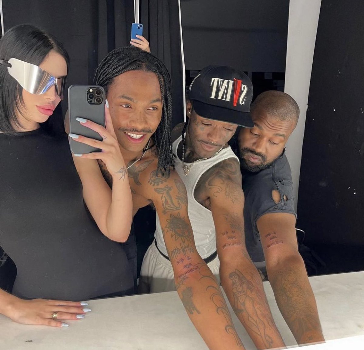 Steve Lacy, Uzi, and Ye with the same tat ✒️

“We here forever.”