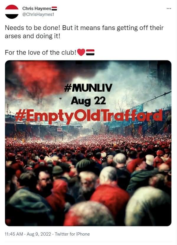 Their annual protest whenever they play liverpool 🤣🤣🤣🤣 i called this week's ago 
We empty it for them anyway