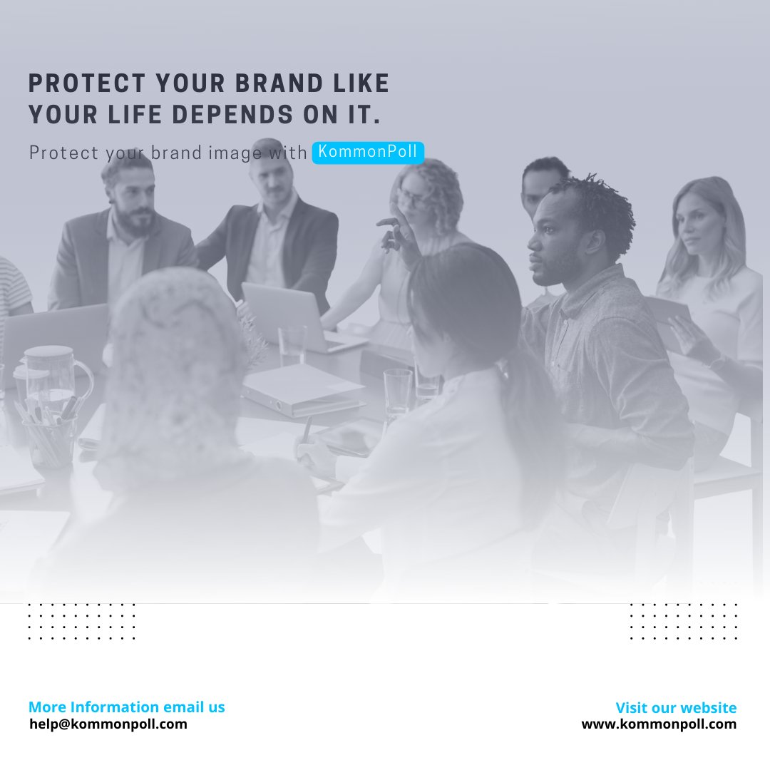 KommonPoll's tweet photo. protect your brand image with kommon poll
#brand #branding #brandimage #brandimages #brandimagery #protectbrand #protectbrandname #kommonpoll #sociallistening
#sociallisteningtool
#sentimentanalysis https://t.co/wdVkTMgR0h